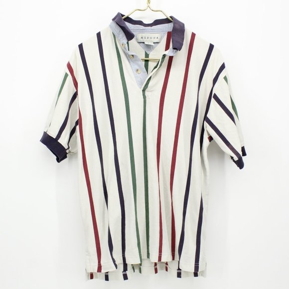 Other - Vintage Striped Polo Shirt